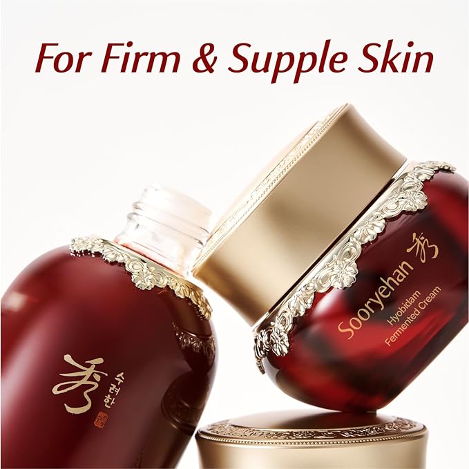 Sooryehan Hyobidam Fermented Cream (1.7fl oz) - Korean Facial Care. Face Moisturizer for Women. Wrinkle Cream for Women, Night Cream for Face with Wild Ginseng
