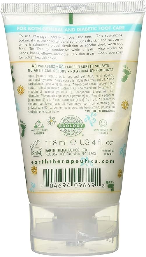 EARTH THERAPEUTICS, FOOT REPAIR BALM 4 OZ EA 16