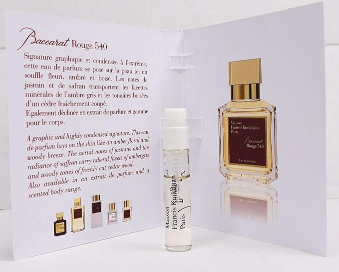 Maison Francis Kurkdjian BACCARAT ROUGE 540 Eau de Parfum Vial Spray 2ml / 0.06 fl oz