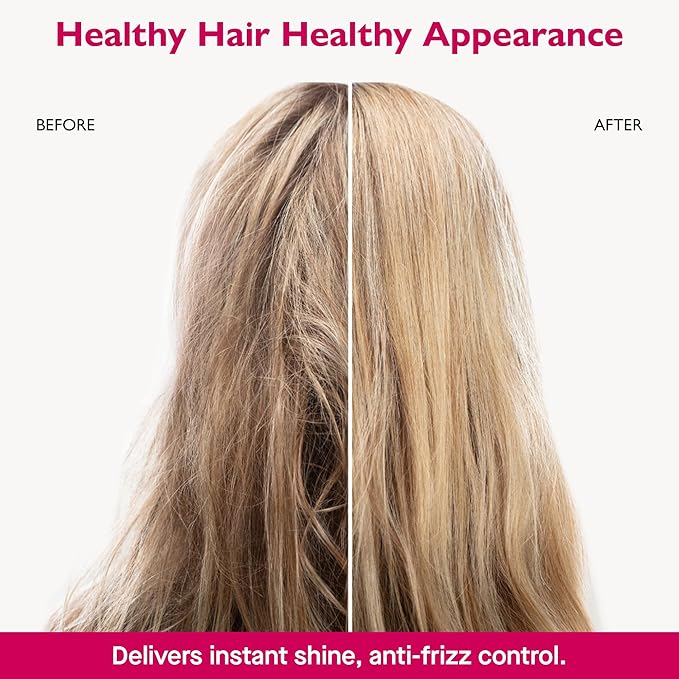 12 Benefits Instant Healthy Hair Treatment, Leave-In Conditioning, Smoothes Frizz, Strengthens & Repairs, Heat Protection Spray, 6 Fl Oz (Pack of 2)