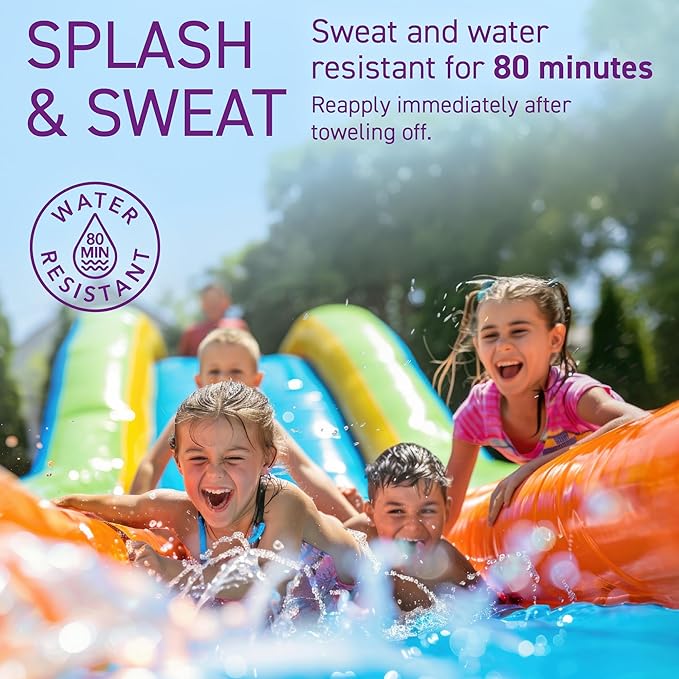 BOB KIDS SPF 50 Sun Spray, Mineral Sunscreen, Non Aerosol Continuous Spray, Water Resistant, Reef Friendly, 6 oz