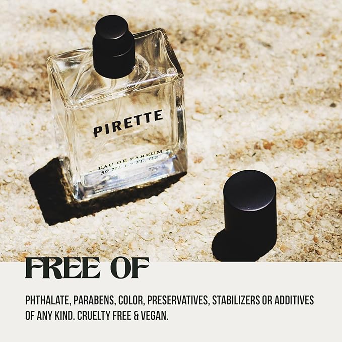 PIRETTE Eau de Parfum Spray for Women, Beach-Inspired, Long Lasting Womens Perfume with Notes of Fresh Green Coconut, Surf Wax & Sunscreen, Daily Women's Fragrances, 1.7 fl oz