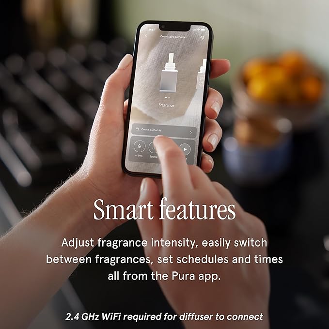 Pura x Studio McGee Home Scent Refill - Smart Air Diffuser - Up to 120-Hours of Luxury Fragrance per Refill - Home Essential - Clean & Safe Diffuser Fragrance - 2 Pack, Seaside Terrace