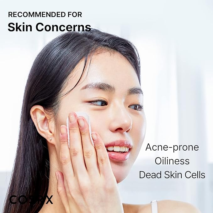 COSRX BHA Toner Pads, 70 Sheets, Exfoliating Pads for Dead Skin & Blackheads, Minimize Pores, Prevent Breakouts, Smooth Skin Texture, Korean Skin Care, Stocking Stuffers, Holiday Gifts,Gifts For Women