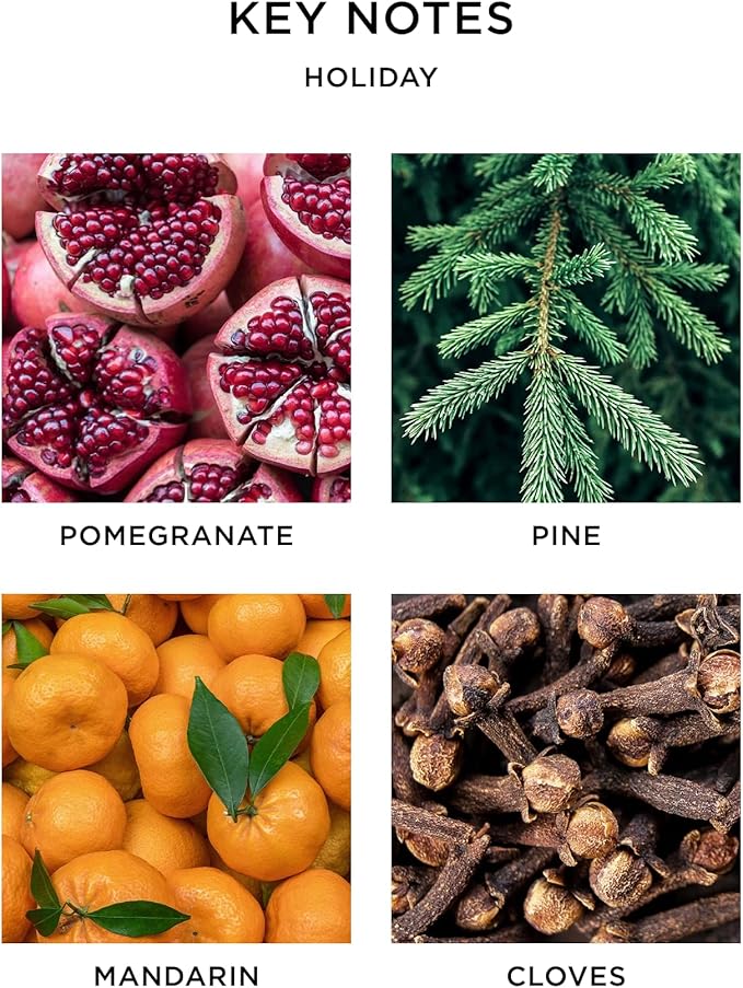 NEST New York Scented 3-Wick Candle, Holiday - 21.2 oz - Up to 100-Hour Burn Time - Reusable Glass Vessel