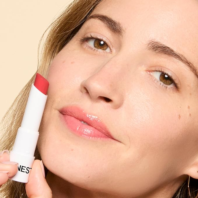 Honest Beauty Moisturizing Vegan Tinted Lip Balm | Antioxidant-rich Acai Extracts + Avocado Oil | Paraben Free + Cruelty Free | Fruit Punch