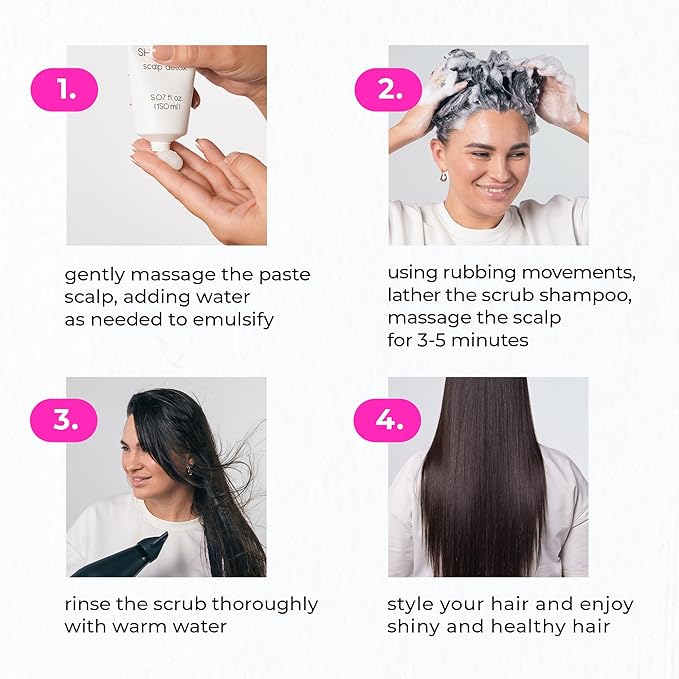 Sea Salt Scrub Shampoo scalp detox treatment