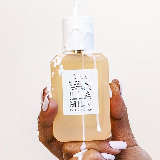 Ellis Brooklyn Vanilla Milk Eau de Parfum – Gourmand Creamy Milk, Bourbon Vanilla & Sandalwood, Perfume for Women – Vegan, Cruelty-Free Paraben-Free, Made in the USA, 50ml / 1.7oz