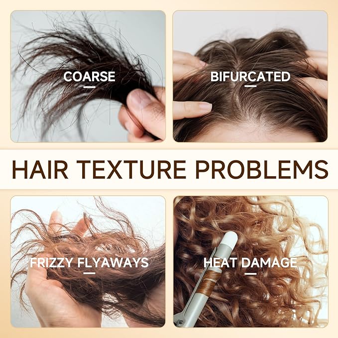 Outccogo Moroccan Argan Oil, Hair Oil for Frizzy Hair, Nourishing Smooths Moroccan Hair Oil for Frizz Control Curly Long Dry Damaged Curly Hair Treatment and Heat Protectant, 3.4 Fl Oz