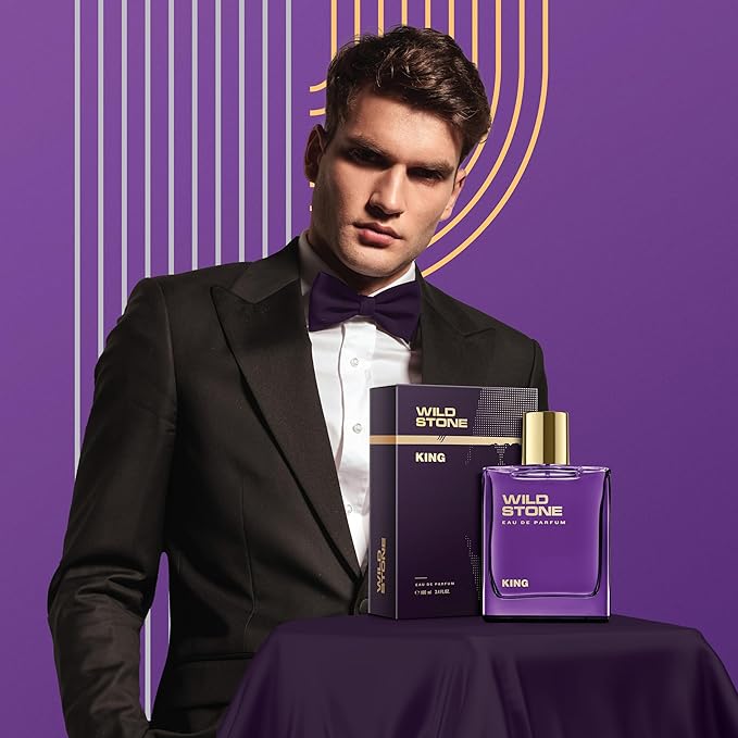 King Perfume for Men| Luxury Eau De Parfum | Long-Lasting Fragrance | Best Gift for Him l Premium Perfume for Men l Infused with Woody & Oriental Notes 100 ml 3.4 Fl oz