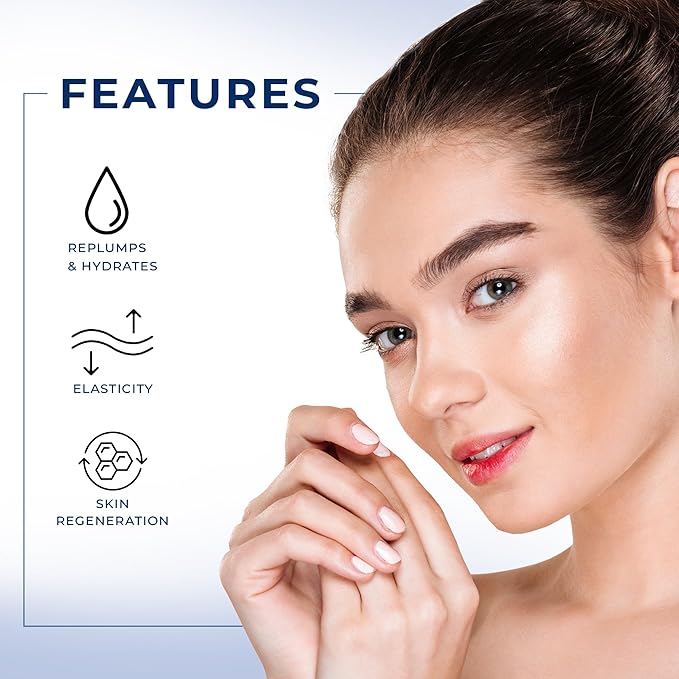 Hylunaric acid serum for Face - Acido Hialuronico B5 Serum for Women - Hydrating Serum for Fine Lines, Wrinkles & Anti Aging - 30ml