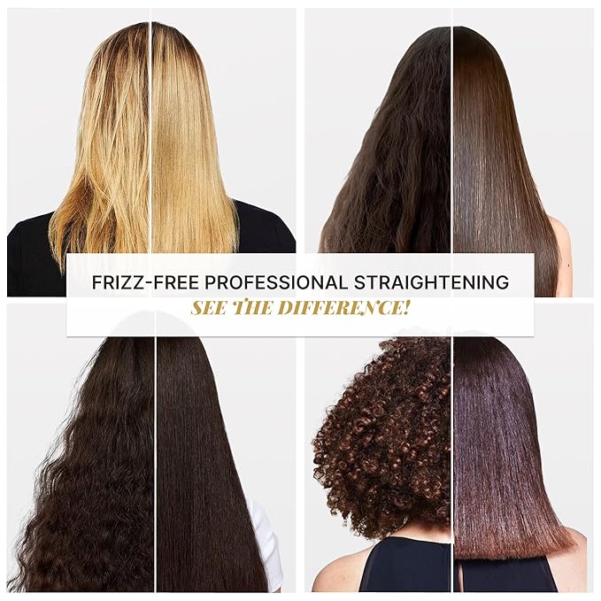 Keratin Hair Treatment, 6 USES per Bottle, Keratina para Alisar el Pelo, Alisado Brasileño Keratina Permanente, Alisados Organicos SIN FORMOL, Nanoplastia, 300 grs