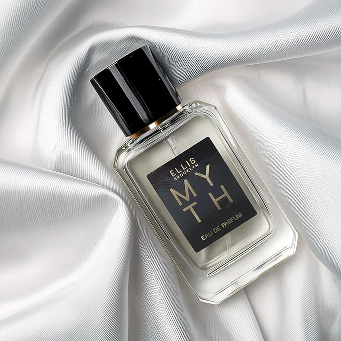 Ellis Brooklyn MYTH Eau de Parfum, Travel Spray, Jasmine Musk Perfume for Women, Clean, Vegan, Paraben-Free, Long Lasting, Notes of Bergamot, Tiger Orchid & White Cedarwood,10ml / 0.33 Fl Oz