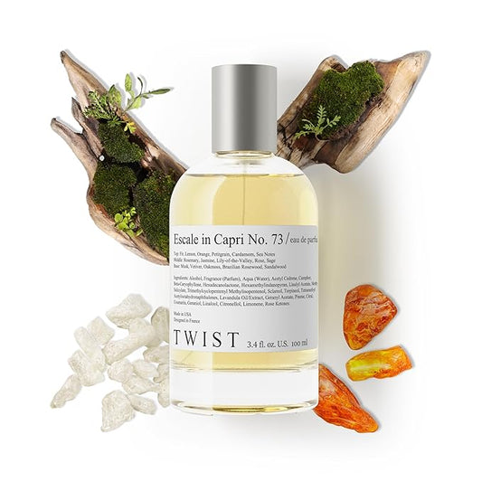 Twist Elements No. 76 - Inspired by Escentric Molecule 01, Long-Lasting Perfume for Women & Men, Vegan, Clean Ingredients, Cedarwood & Musk Unisex Fragrance – Spray 100 ml | 3.4 fl. oz