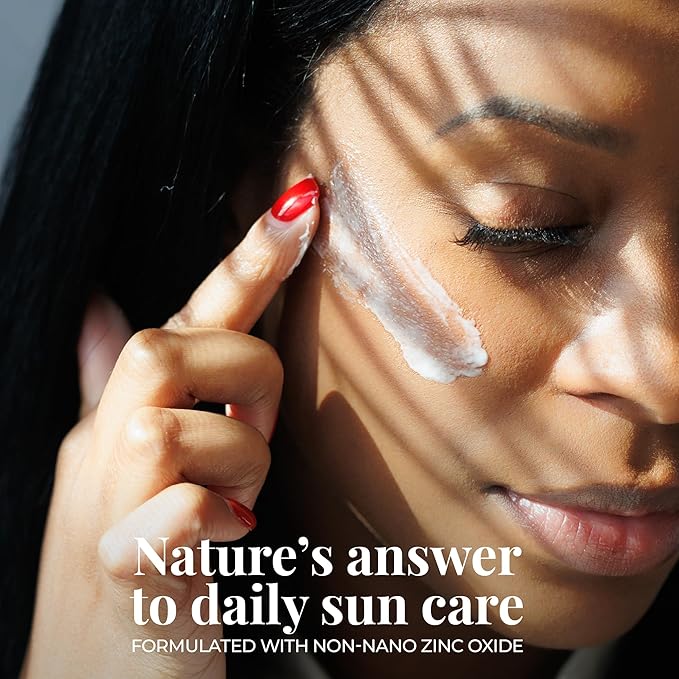 Amallow - Tallow Sun Balm with Zinc Oxide – Tinted Mineral Sun Balm with Cocoa Powder – Natural, Non-Nano Zinc Oxide, Organic Oils – No White Cast – Handcrafted in the USA – 4 oz