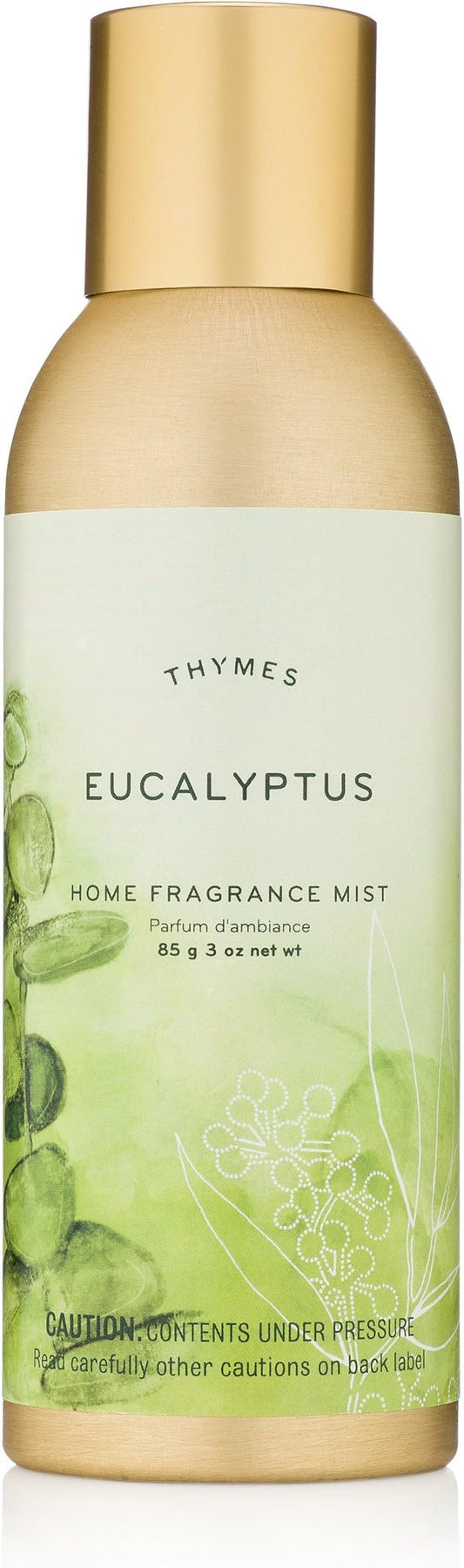 Thymes Home Fragrance Mist – Room Air Fresheners for Home Long Lasting – Air Freshener Spray – Scented Room Spray with Notes of Eucalyptus Oil, Italian Lemon, Fir, & Petitgrain (Eucalyptus, 3 oz)