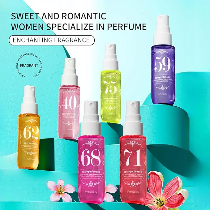 Body Spray for Women, Hair & Body Fragrance Mist, Long Lasting Perfume Spray, Travel Size Womens Fragrance Body Spray