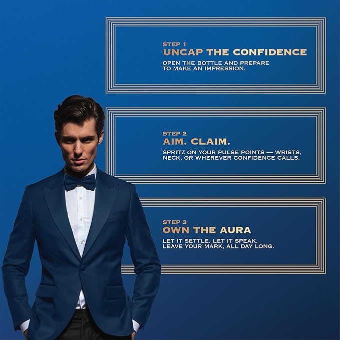 Hero Perfume for Men| Luxury Eau De Parfum | Long-Lasting Fragrance | Best Gift for Him l Premium Perfume for Men l Infused with Aromatic & Marine Notes 100 ml 3.4 Fl oz