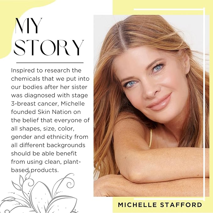 Skin Nation Hydrating Gentle Rosewater Toner with Aloe Vera and Chamomile, Alcohol-Free and Paraben-Free, for Dry, Sensitive, Oily and Combination Skin, 4 fl oz