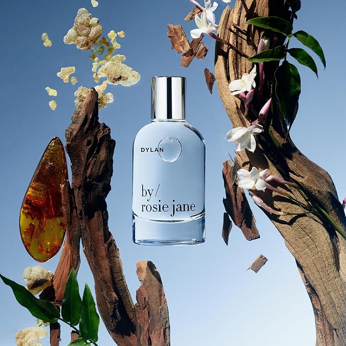 By Rosie Jane Eau De Parfum Spray (Dylan) - Clean Perfume for Women - Non-Toxic Body Mist with Notes of Bergamot Blossom, Guaiac Wood & Amber Silk - Paraben, Sulfate & Phthalate Free (50ml)