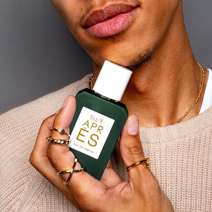 Ellis Brooklyn APRÈS Eau de Parfum, Winter-Inspired Unisex Fragrance with Bourbon, Vanilla & Evergreens, Clean, Long-Lasting, Sustainable Luxury Perfume, Made in the USA, 50ml / 1.7oz