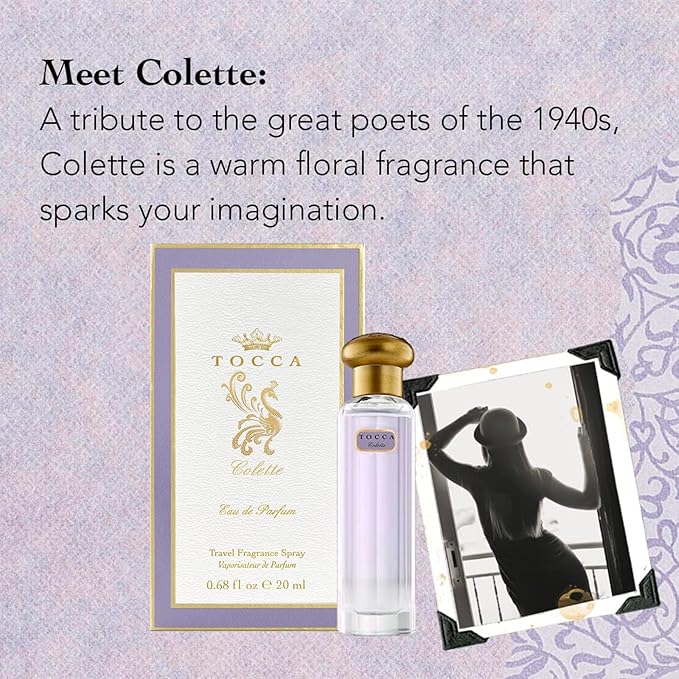 Tocca Women's Perfume, Colette Fragrance, 0.68 oz. (20 ml) - Warm Floral, Bergamot, Sandalwood, Pink Peppercorn