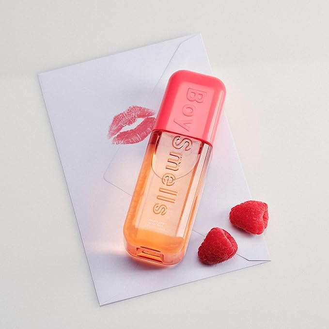 Boy Smells Fruity Lips Body Mist – Sweet Fruity Perfume for Women - Long Lasting Body Fragrance with Raspberry, Cherry Blossom & Cocoa Butter Scent - 8oz