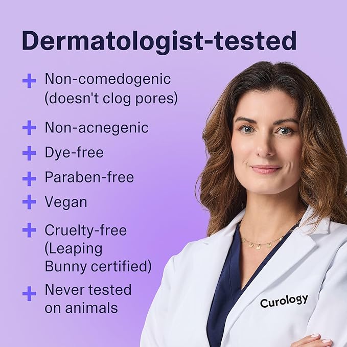 Curology Cream Moisturizer, Rich Hydrating Face Lotion for Dry Skin, with Shea Butter and Hyaluronic Acid, 1.7 fl oz