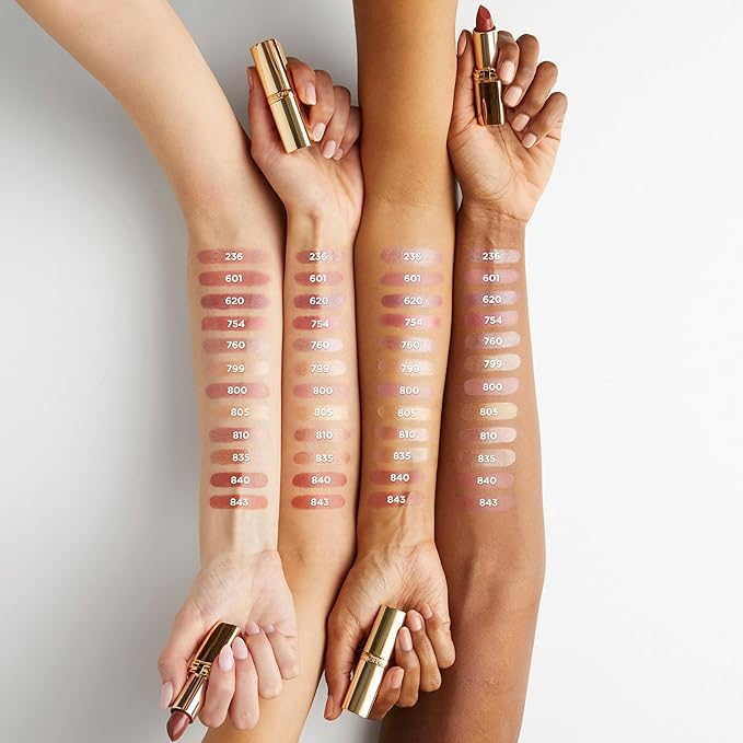 L'Oreal Paris Colour Riche Original Creamy, Hydrating Satin Lipstick with Argan Oil and Vitamin E, Organza , 1 Count