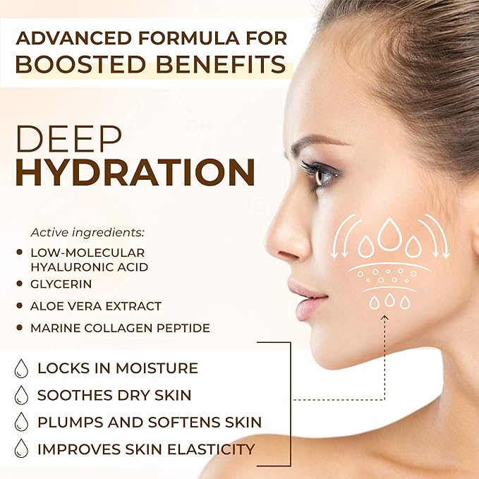 All Natural Pure 20% Vitamin C Serum For Face + 6 Active Boosters for Dark Spots, Wrinkles, Brightening, Hydrating, Even Tone, Healthy Glow with Niacinamide, Hyaluronic Acid, Ferulic Acid, Vitamin E
