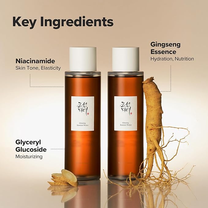 Beauty of Joseon Ginseng Essence Water Hydrating Face Toner for Dry, Dull Skin. Korean Moisturizing Skin Care for Men and Women 150ml, 5 fl.oz