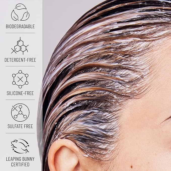 Hairstory New Wash Original Refill, Cleansing Cream for All Hair Types, Detergent Free Shampoo & Conditioner Alternative, Promotes Scalp Health, 8oz