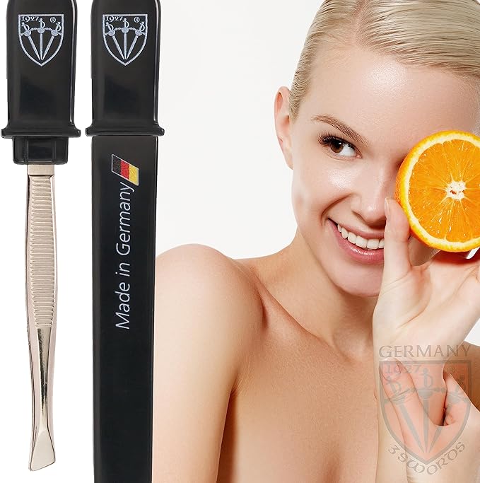 3 Swords Germany - Brand Quality Pocket Tweezers Manicure Pedicure Grooming for Professional Finger & Toe Nail Care by 3 Swords, Made in Solingen Germany (7407)