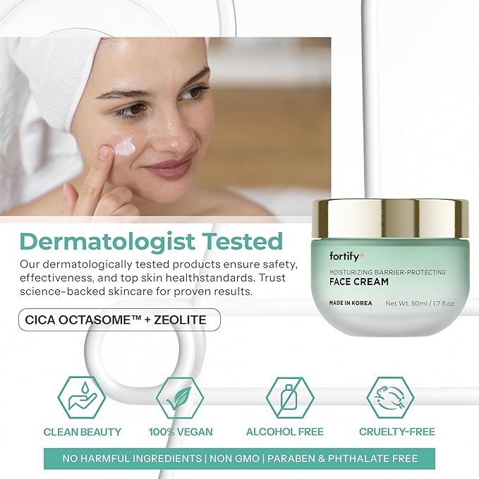 Face Cream with Peptides & Collagen – 3-in-1: Detox, Treat, Boost – Hydrating, Firming, Anti-Aging Moisturizer – Dermatologist Tested Korean Skin Care – Vegan, Clean Beauty – 1.7 Oz