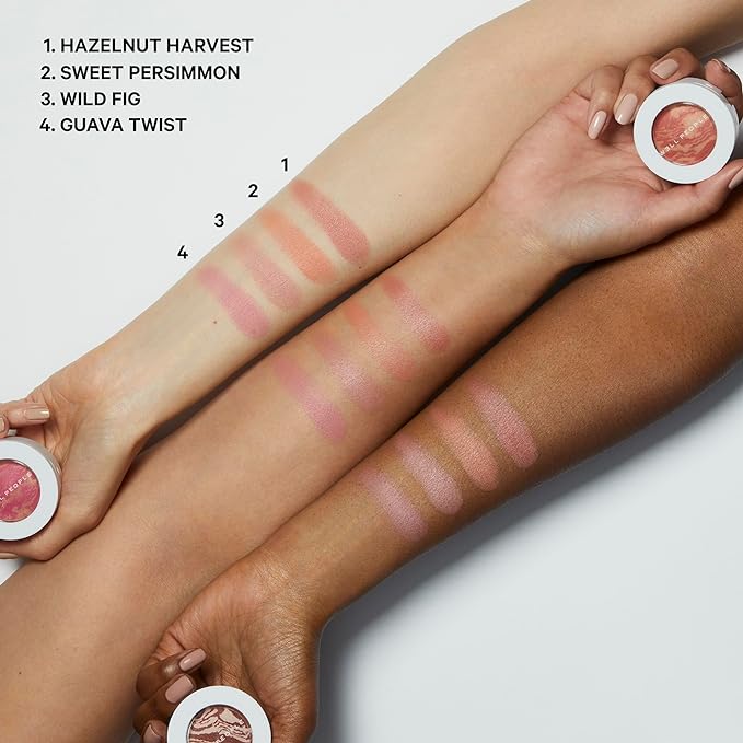 Well People Superpowder Blush Powder, Hydrating Powder Blush For Adding A Pop Of Cheek Color, Lightweight Formula, Vegan & Cruelty-free, Guava Twist