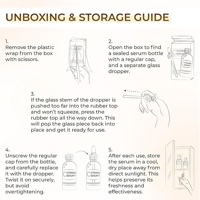 All Natural Pure 20% Vitamin C Serum For Face + 6 Active Boosters for Dark Spots, Wrinkles, Brightening, Hydrating, Even Tone, Healthy Glow with Niacinamide, Hyaluronic Acid, Ferulic Acid, Vitamin E