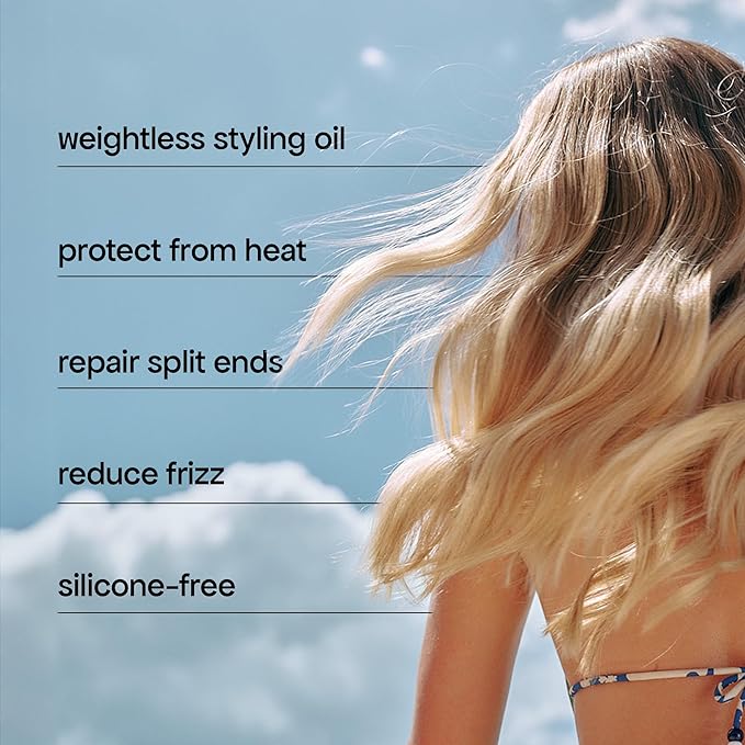 BONDIBOOST Rapid Repair Bond Builder + Heat Protection Finishing Oil [1.86 fl oz], Hair Oil for Damaged Hair, Strengthening & Nourishing Formula for Smoother + Healthier + Shinier Results