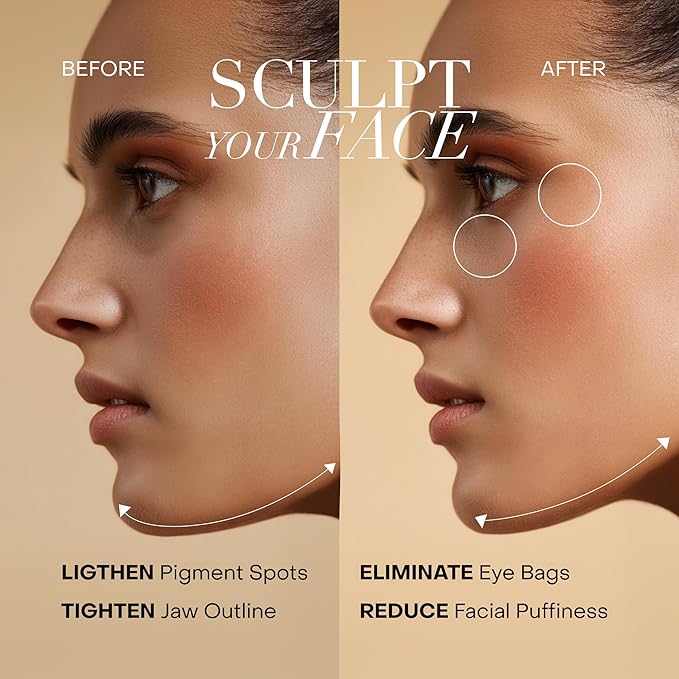 GEMELLE La Sculptante White Jade Gua Sha Facial Tools | 10x Award Winner | 5-Sided Pro Gua Sha Stone, Face Sculpting Tool, Face Massager, Body Gua Sha Tool, Lymphatic Drainage Massager, Guasha, Gifts