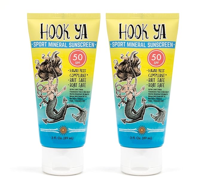 Hawaii Reef Compliant, Non-Nano Mineral Sunscreen 3oz Travel Size, (2) Pack 6oz Total, UVA/UVB Protection, Octinoxate-Oxybenzone Free, No Fragrance, PABA-Paraben free, Made in USA