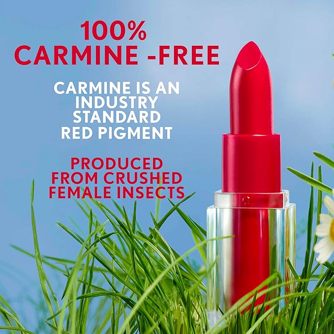 COVERGIRL Clean Lip Color, Maple Glaze, Satin Finish, Squalane, Avocado & Aloe, Carmine-Free, Non-Drying, 0.12oz