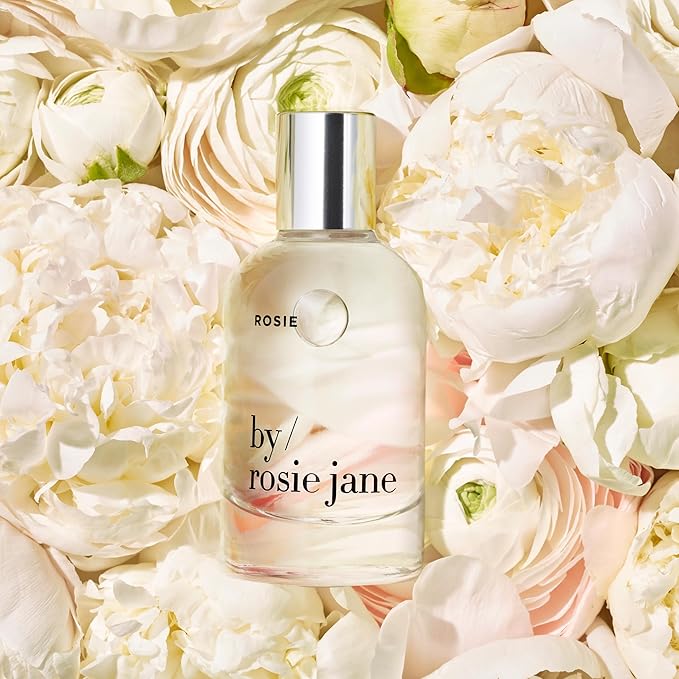 By Rosie Jane Eau De Parfum Spray (Rosie) - Clean Perfume for Women - Non-Toxic Body Mist with Notes of White Musk & Sweet Rose - Paraben, Sulfate & Phthalate Free (50ml)
