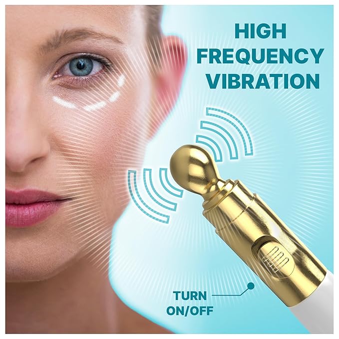 Electric Massage Eye Cream Depuffing Hydration for Dark Circles & Tired Eyes, Soothing Anti-Aging Treatment for Fine Lines, Firming Eye Skincare