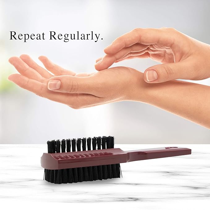Fuller Brush Hand 'N Nail Brush – Break & Odor Resistant Fingernail & Toenail Cleaner – for Everyday Grooming & Cleaning Finger Nails, Toe Nails, Cuticles, Hands & Feet (Mulberry)