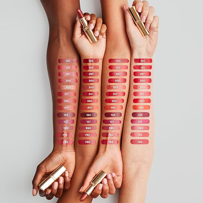 L'Oreal Paris Colour Riche Original Creamy, Hydrating Satin Lipstick with Argan Oil and Vitamin E, Red Passion , 1 Count