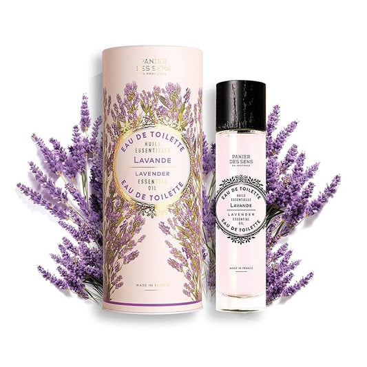 Panier des Sens – Lavender Eau de Toilette 1.7 Floz – Floral & Relaxing Fragrance - Daily Light Perfume for Women - Parfum Crafted in Grasse France - Gifts for Her - Elegant Packaging