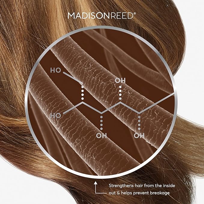 Madison Reed Light Works Bond Building Cleansing Treatment, Repair & Care For Highlighted Hair, Strengthens & Prevents Breakage, Keratin & Argan Oil, 6 Applications