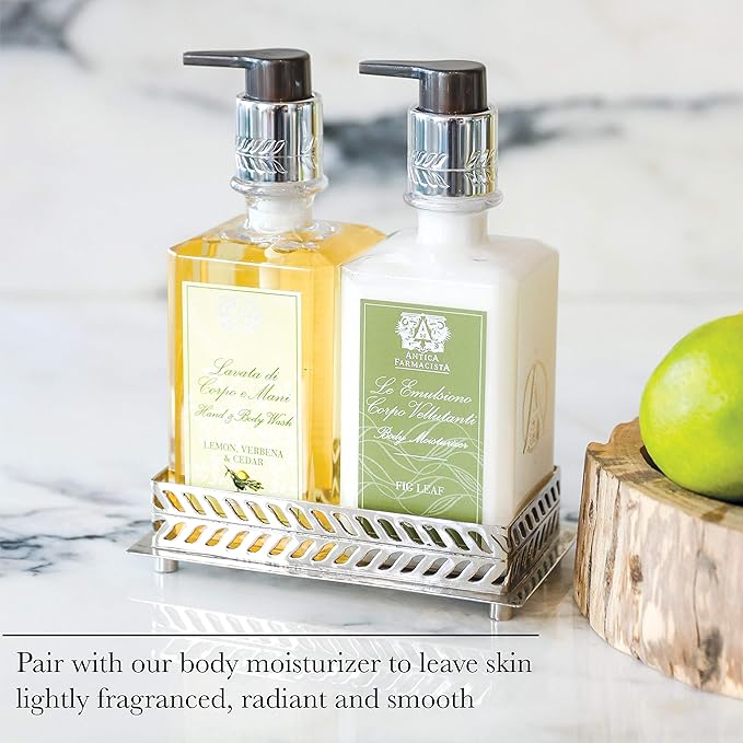 Antica Farmacista Hand & Body Wash - Luxury Nourishing Body Wash - Hydrating Hand Cleansing Wash - Bath & Body Gift - Bergamot & Ocean Aria, 10 fl oz