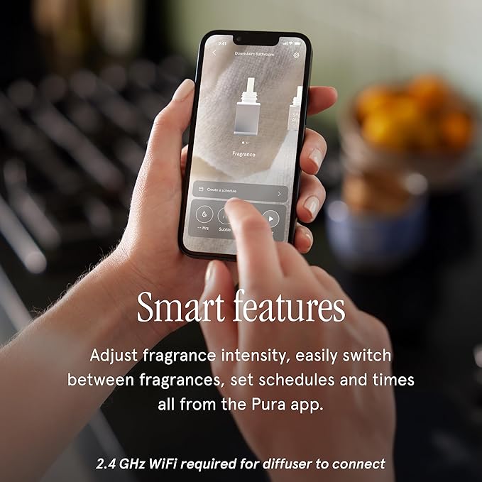 Pura Home Scent Refill - Smart Home Air Diffuser - Hours of Luxury Fragrance per Refill - Home Essential - Clean & Safe Diffuser Fragrance - 2 Pack, Simmer Pot