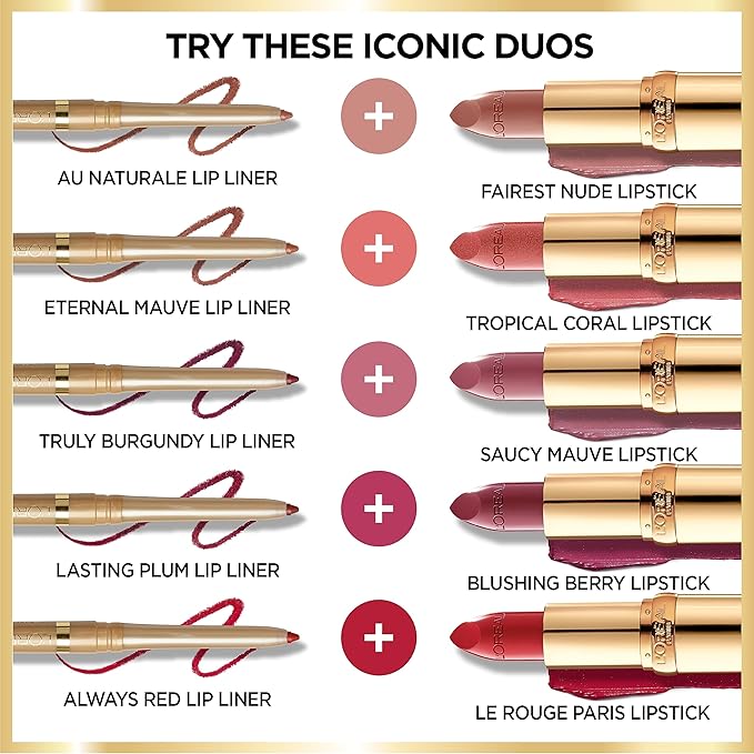 L'Oreal Paris Makeup Colour Riche Original Creamy Hydrating Satin Lipstick, 755 Spiced Cider, 1 Count (Pack of 2)