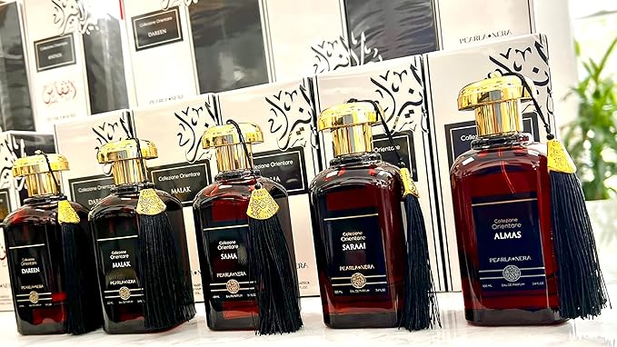 Complete Fragrance Discovery Set of 20 Samples, Featuring Spray Vials from the House of Maison d'Orient Arabian Oud Perfumes (Muestras de Fragancias Arabes)